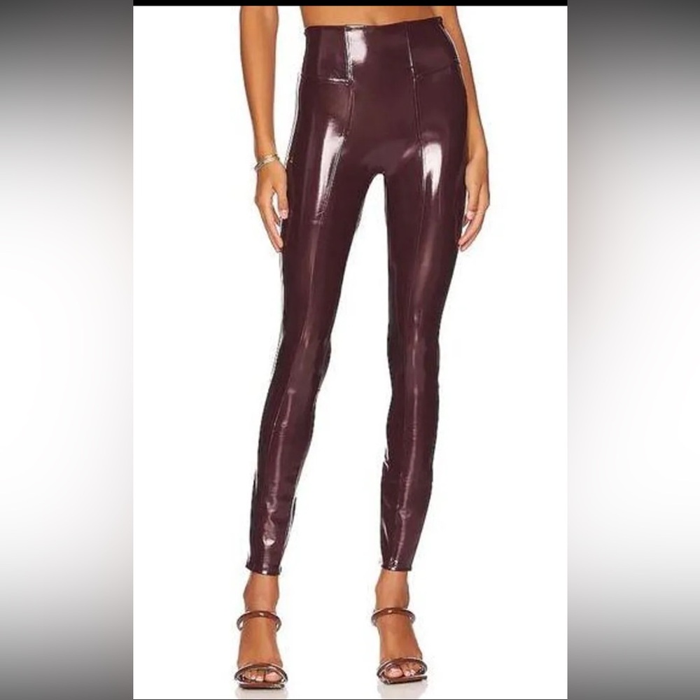 Spanx Faux Patent Leather Leggings